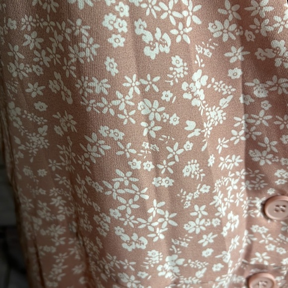 NWOT Nasty Gal Mauve Floral Maxi Dress Size 20 - Picture 4 of 5